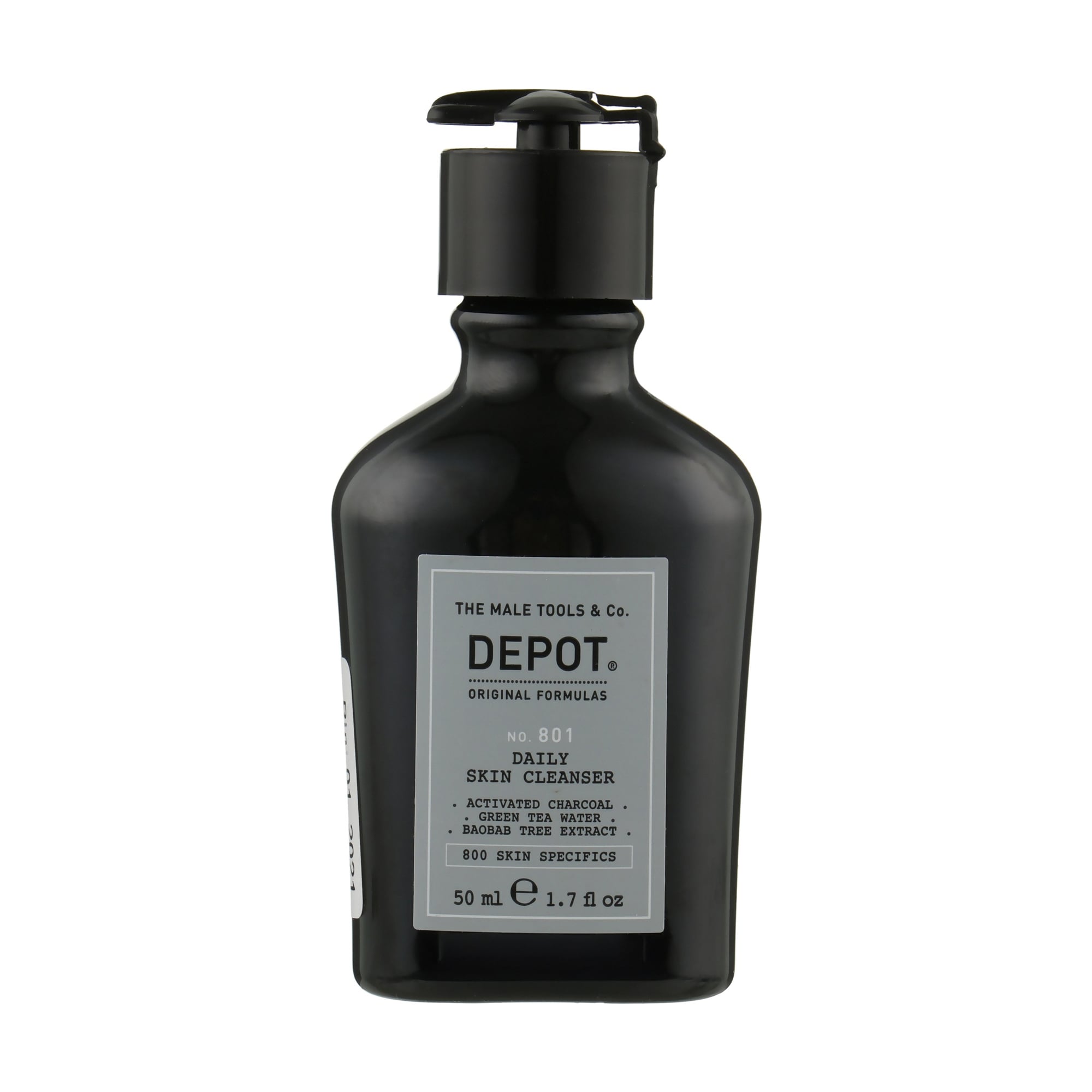 Чоловічий очищувальний гель для обличчя та шиї Depot 801 Daily Skin Cleanser, 50 мл